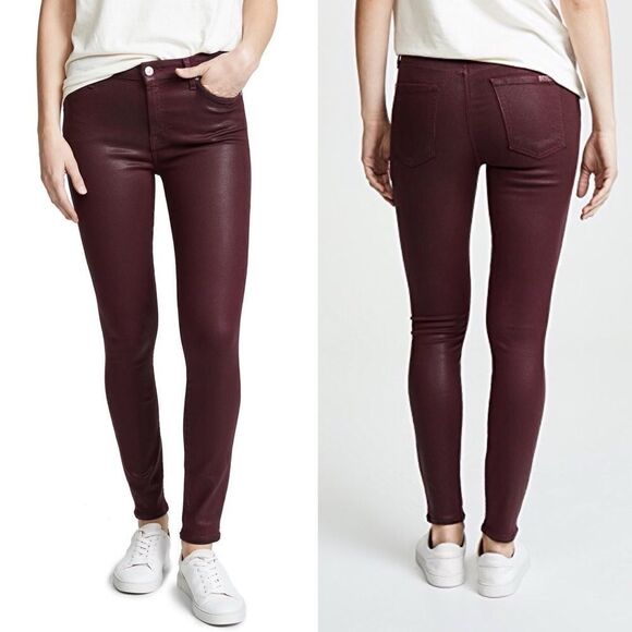 7FAM Super Skinny Coated Ankle Jeans - Picture 1 of 7